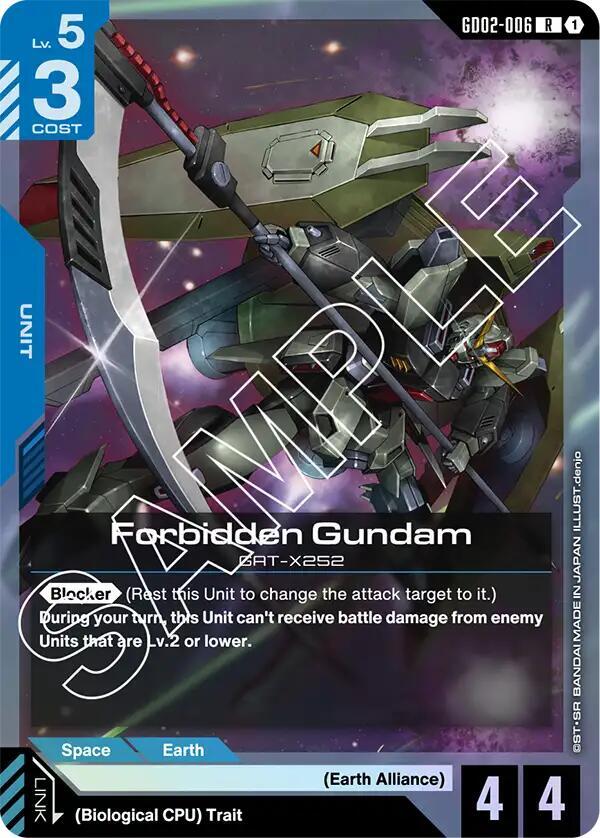 Forbidden Gundam (GD02-006) [Dual Impact]