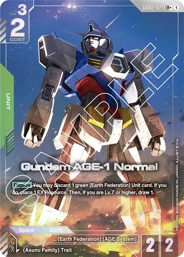 Gundam AGE-1 Normal (LR+) (GD02-021) [Dual Impact]