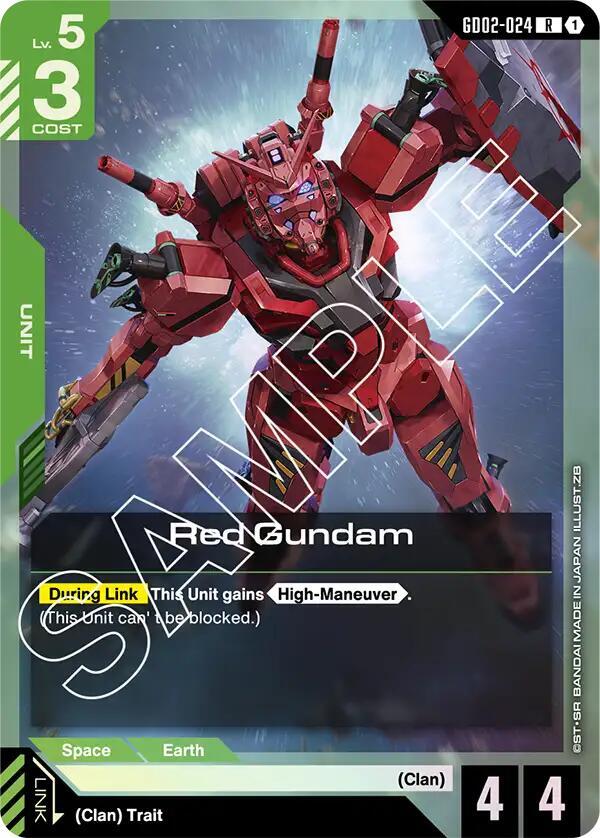 Red Gundam (GD02-024) [Dual Impact]