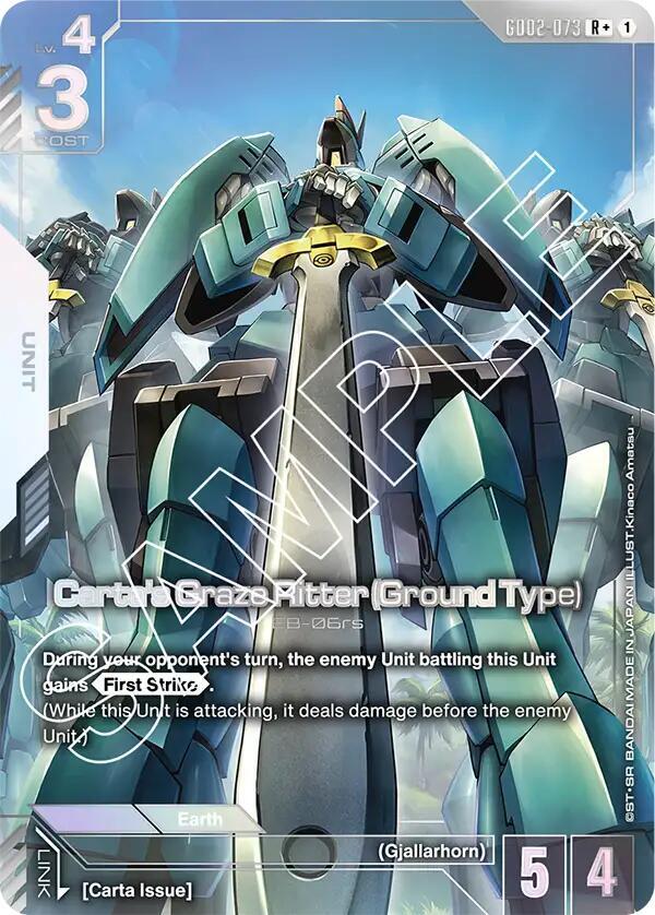 Carta's Graze Ritter (Ground Type) (R+) (GD02-073) [Dual Impact]