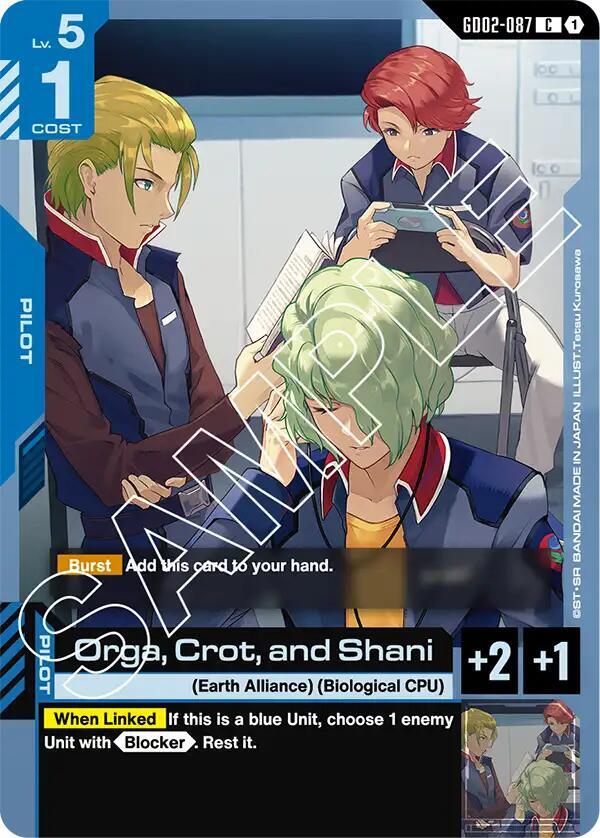 Orga, Crot, and Shani (GD02-087) [Dual Impact]