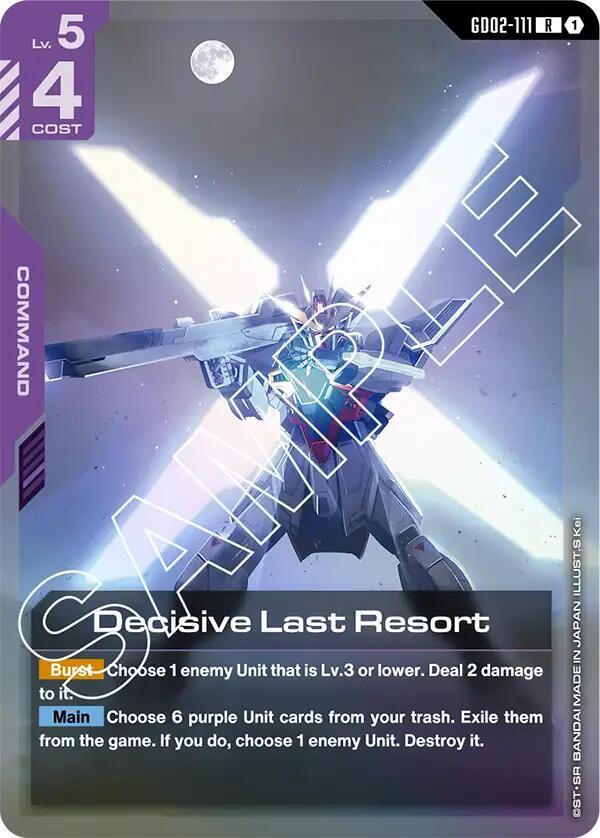 Decisive Last Resort (GD02-111) [Dual Impact]