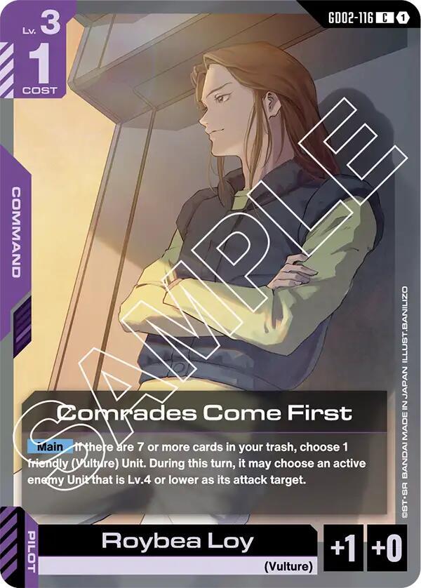 Comrades Come First (GD02-116) [Dual Impact]