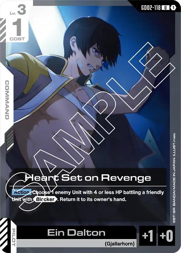 Heart Set on Revenge (GD02-118) [Dual Impact]