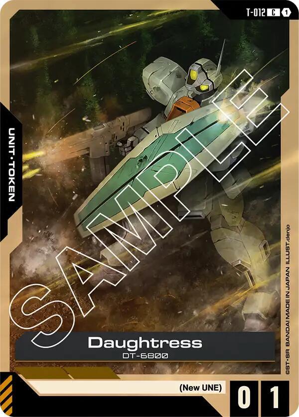 Daughtress (T-012) Token (T-012) [Dual Impact]