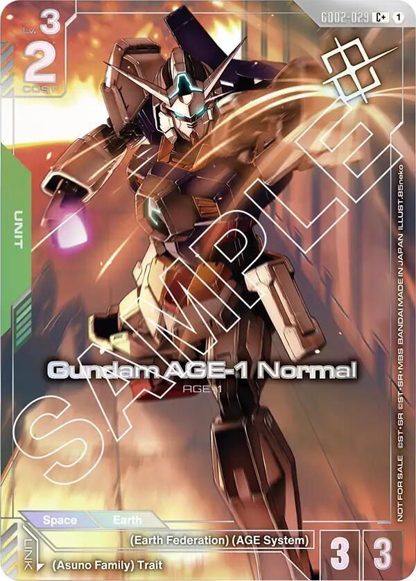 Gundam AGE-1 Normal (Store Tournament Winner Pack 02) (GD02-029) [Gundam Promotional Cards]