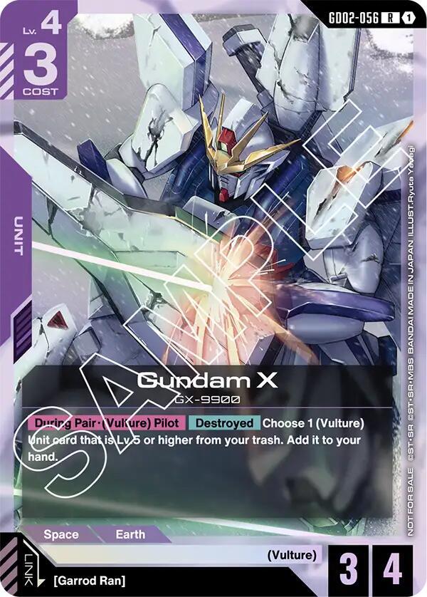 Gundam X (GD02-056) (Store Tournament Participant Pack 02) (GD02-056) [Gundam Promotional Cards]