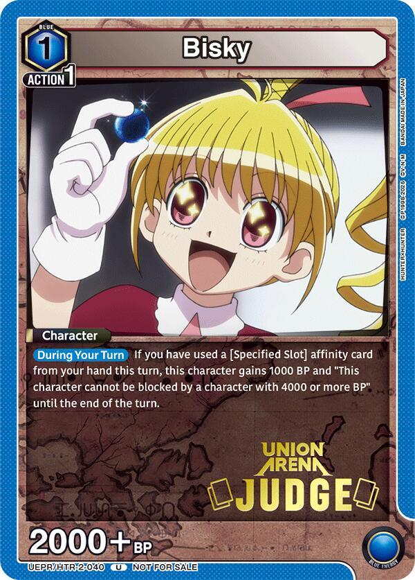 Bisky (040) (Judge Pack) (UEPR/HTR-2-040) [Union Arena Promotion Cards]