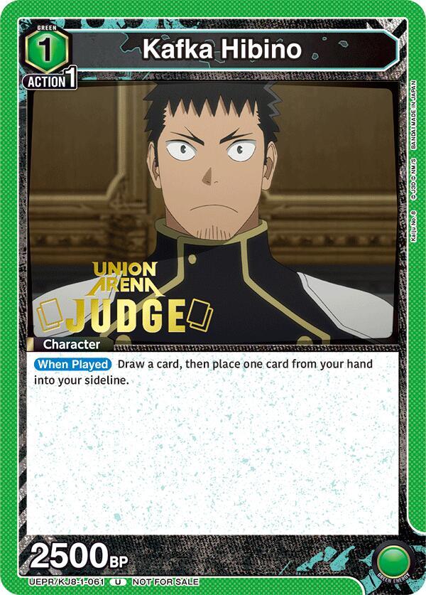 Kafka Hibino (061) (Judge Pack) (UEPR/KJ8-1-061) [Union Arena Promotion Cards]