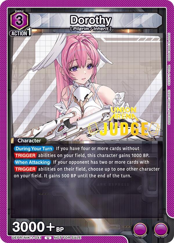 Dorothy (Judge Pack) (UEPR/NIK-1-041) [Union Arena Promotion Cards]