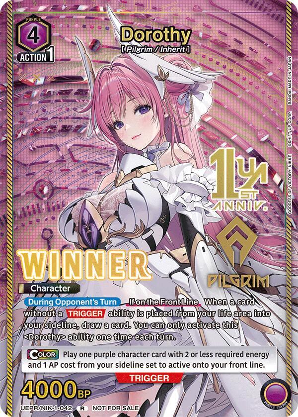 Dorothy (Winner) (UEPR/NIK-1-042) [Union Arena Promotion Cards]