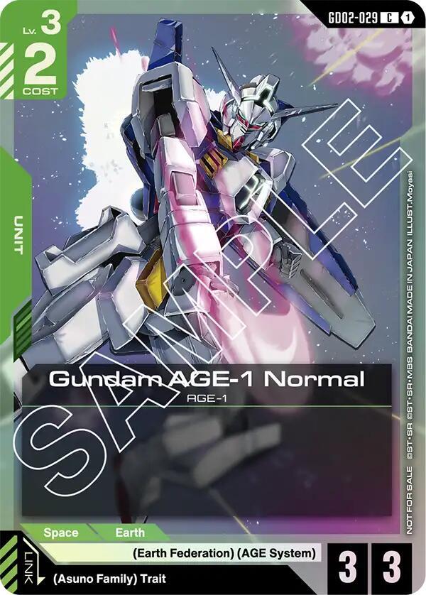 Gundam AGE-1 Normal (GD02-029) (GD02 Release Event) (GD02-029) [Gundam Promotional Cards]