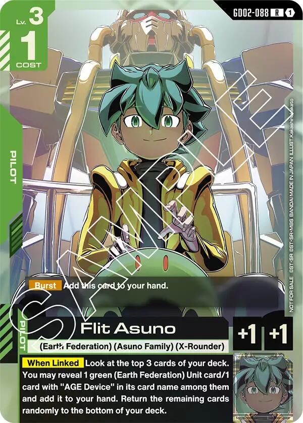 Flit Asuno (GD02 Release Event) (GD02-088) [Gundam Promotional Cards]