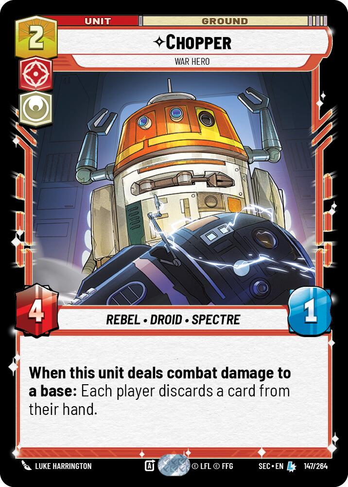 Chopper - War Hero (147/264) (147/264) [Secrets of Power]