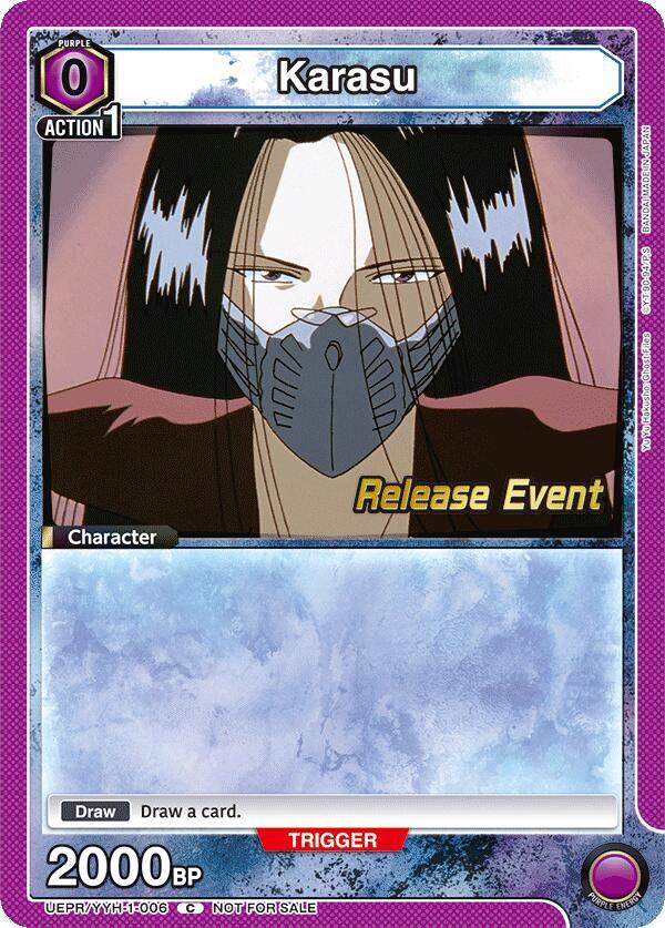 Karasu (006) (UEPR/YYH-1-006) [UE13BT: Yu Yu Hakusho: Ghost Files Release Event Cards]
