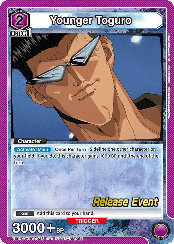 Younger Toguro (023) (UEPR/YYH-1-023) [UE13BT: Yu Yu Hakusho: Ghost Files Release Event Cards]
