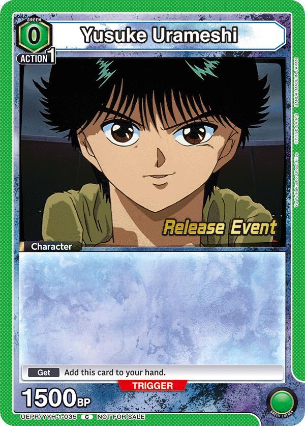 Yusuke Urameshi (035) (UEPR/YYH-1-035) [UE13BT: Yu Yu Hakusho: Ghost Files Release Event Cards]