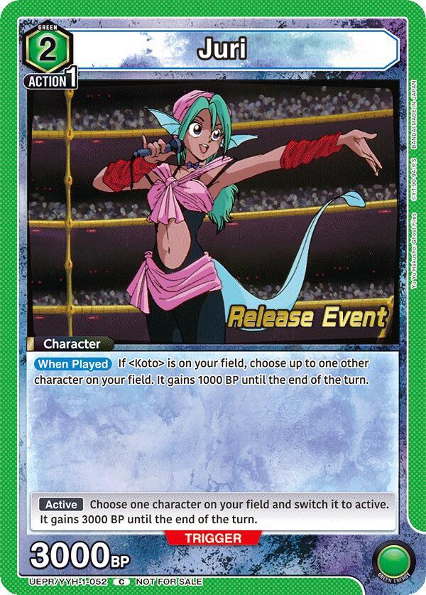 Juri (UEPR/YYH-1-052) [UE13BT: Yu Yu Hakusho: Ghost Files Release Event Cards]
