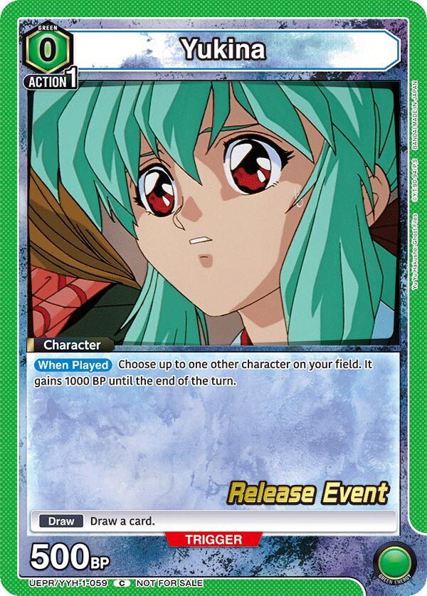Yukina (059) (UEPR/YYH-1-059) [UE13BT: Yu Yu Hakusho: Ghost Files Release Event Cards]