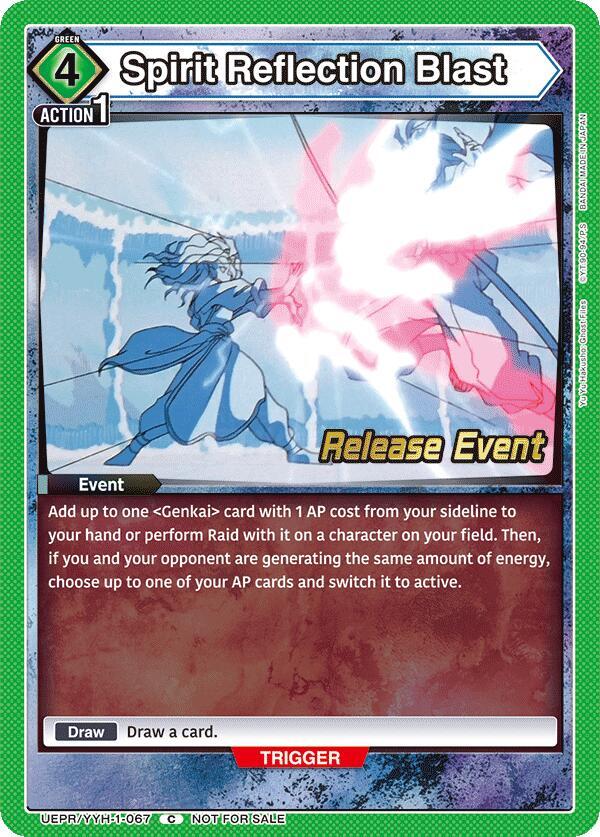 Spirit Reflection Blast (UEPR/YYH-1-067) [UE13BT: Yu Yu Hakusho: Ghost Files Release Event Cards]