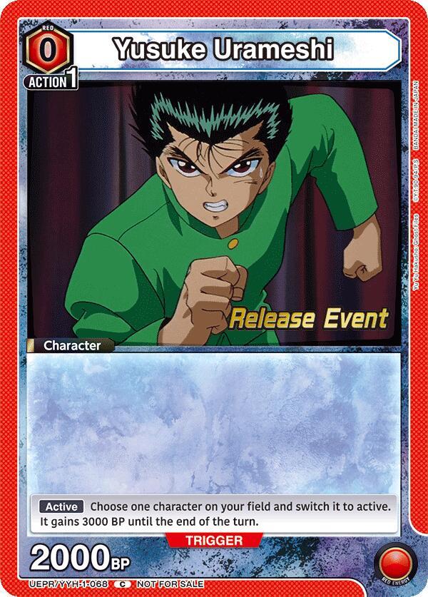 Yusuke Urameshi (068) (UEPR/YYH-1-068) [UE13BT: Yu Yu Hakusho: Ghost Files Release Event Cards]