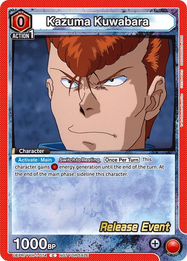 Kazuma Kuwabara (074) (UEPR/YYH-1-074) [UE13BT: Yu Yu Hakusho: Ghost Files Release Event Cards]