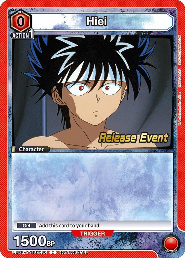 Hiei (080) (UEPR/YYH-1-080) [UE13BT: Yu Yu Hakusho: Ghost Files Release Event Cards]