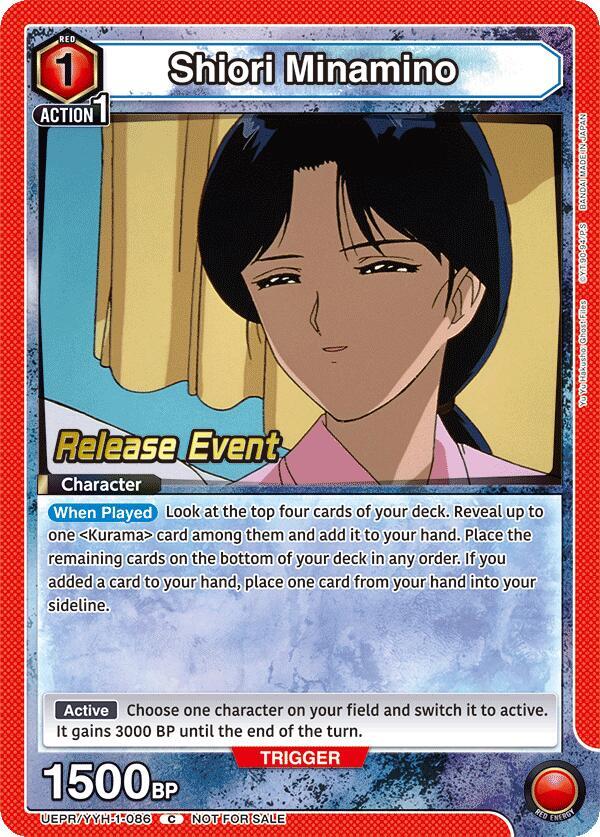 Shiori Minamino (UEPR/YYH-1-086) [UE13BT: Yu Yu Hakusho: Ghost Files Release Event Cards]