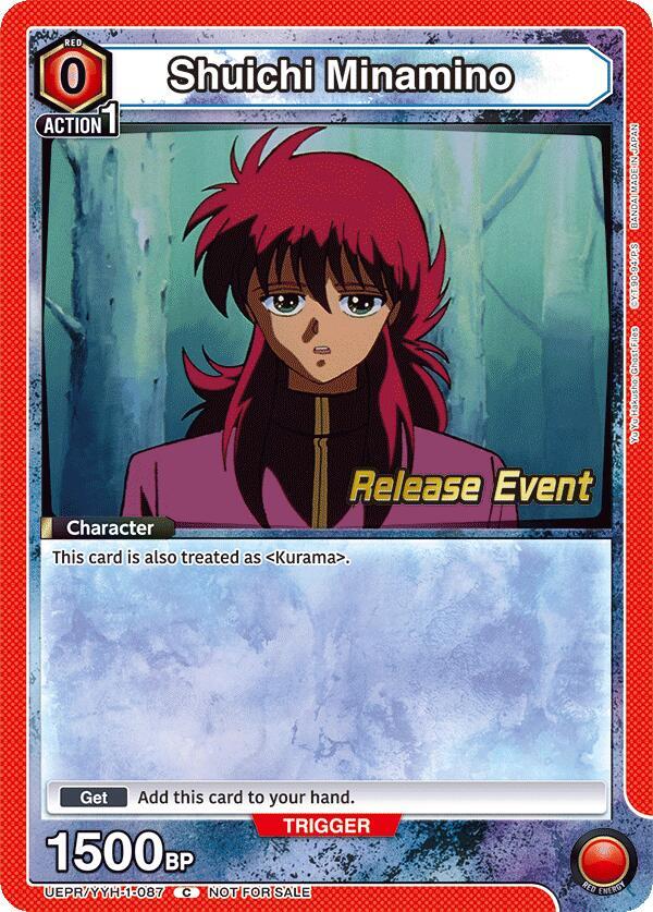 Shuichi Minamino (UEPR/YYH-1-087) [UE13BT: Yu Yu Hakusho: Ghost Files Release Event Cards]