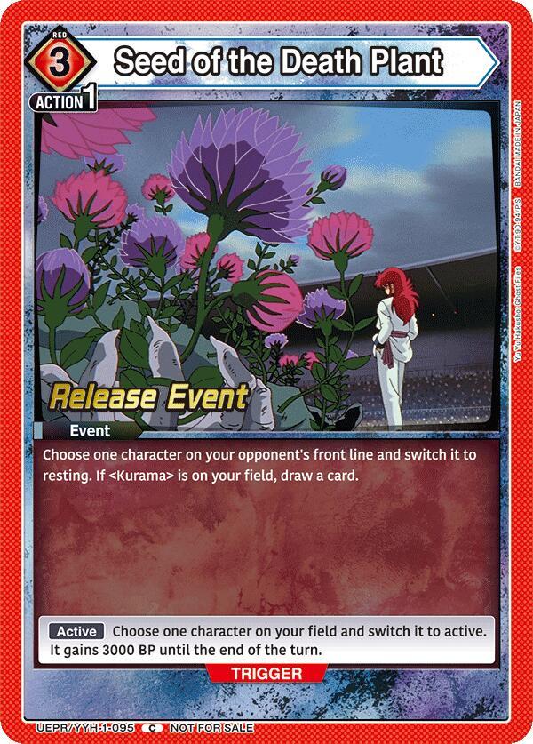 Seed of the Death Plant (UEPR/YYH-1-095) [UE13BT: Yu Yu Hakusho: Ghost Files Release Event Cards]