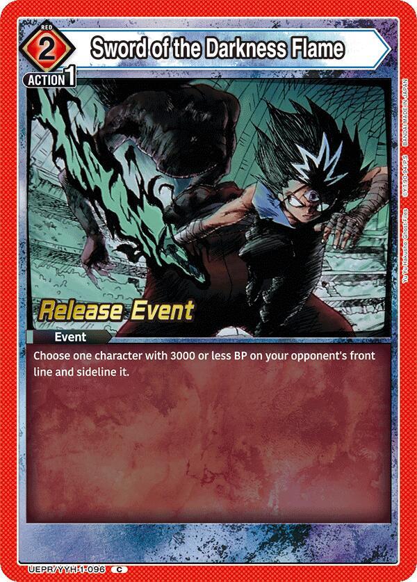 Sword of the Darkness Flame (UEPR/YYH-1-096) [UE13BT: Yu Yu Hakusho: Ghost Files Release Event Cards]
