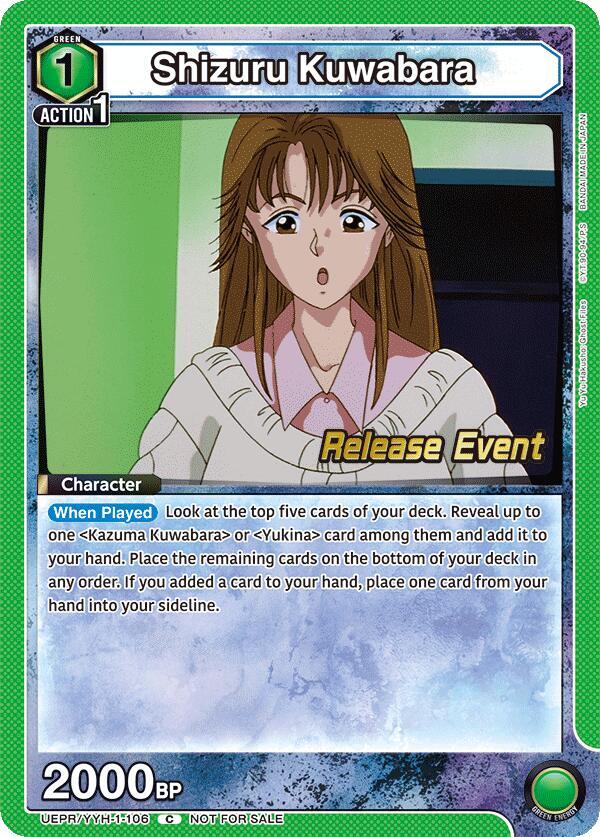 Shizuru Kuwabara (UEPR/YYH-1-106) [UE13BT: Yu Yu Hakusho: Ghost Files Release Event Cards]