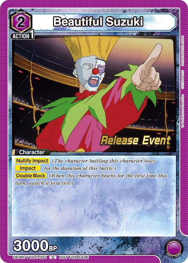 Beautiful Suzuki (001) (UEPR/YYH-1-001) [UE13BT: Yu Yu Hakusho: Ghost Files Release Event Cards]