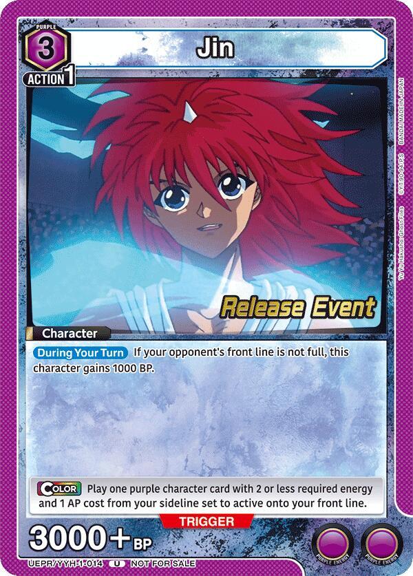 Jin (014) (UEPR/YYH-1-014) [UE13BT: Yu Yu Hakusho: Ghost Files Release Event Cards]