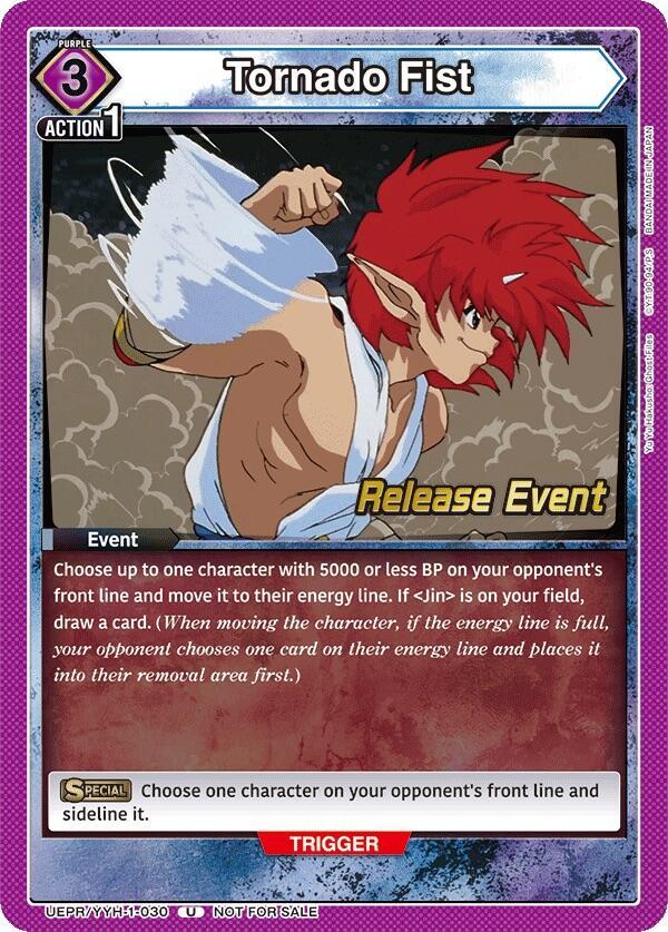 Tornado Fist (UEPR/YYH-1-030) [UE13BT: Yu Yu Hakusho: Ghost Files Release Event Cards]