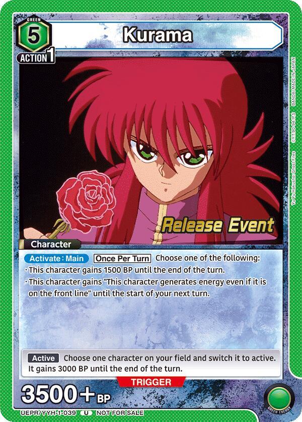 Kurama (039) (UEPR/YYH-1-039) [UE13BT: Yu Yu Hakusho: Ghost Files Release Event Cards]