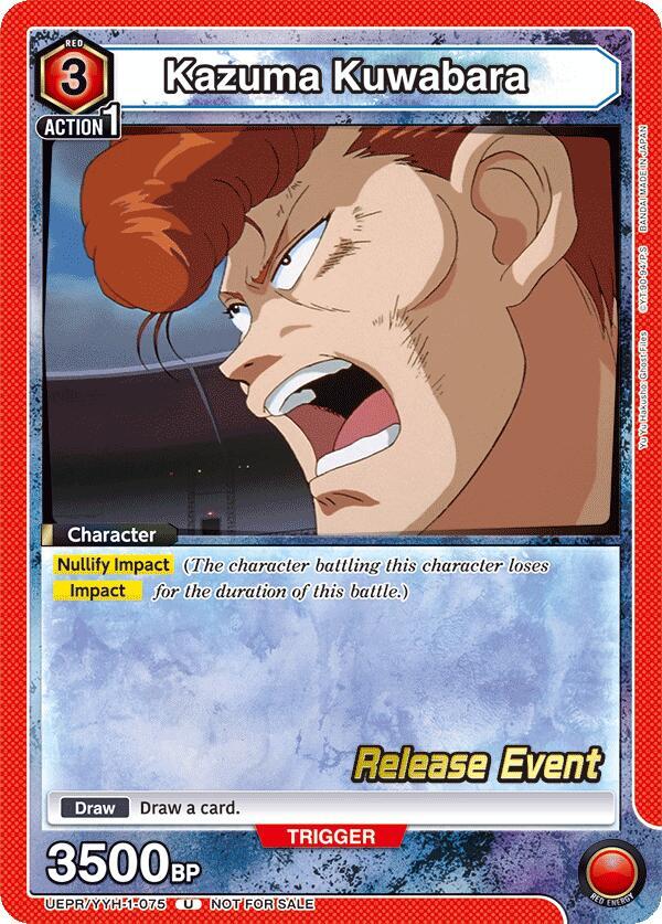 Kazuma Kuwabara (075) (UEPR/YYH-1-075) [UE13BT: Yu Yu Hakusho: Ghost Files Release Event Cards]