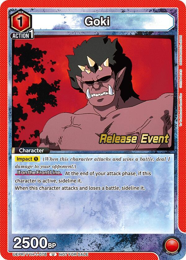 Goki (078) (UEPR/YYH-1-078) [UE13BT: Yu Yu Hakusho: Ghost Files Release Event Cards]