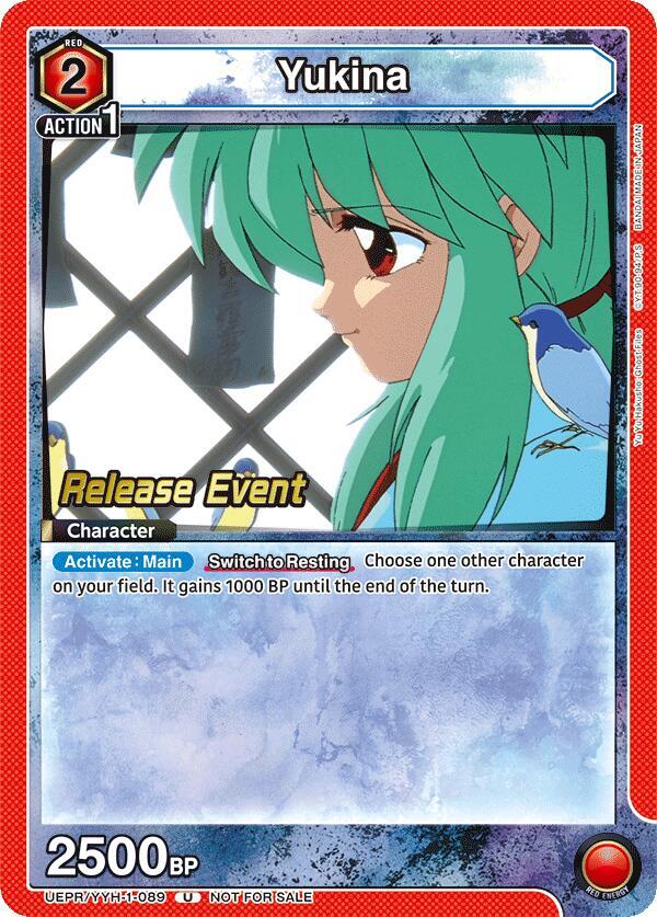 Yukina (089) (UEPR/YYH-1-089) [UE13BT: Yu Yu Hakusho: Ghost Files Release Event Cards]