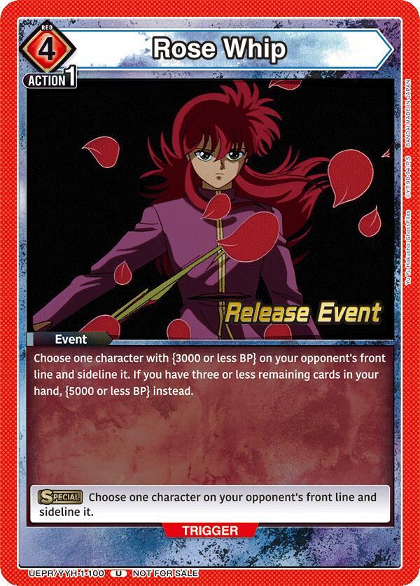 Rose Whip (UEPR/YYH-1-100) [UE13BT: Yu Yu Hakusho: Ghost Files Release Event Cards]