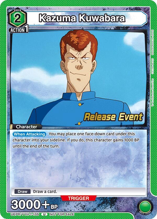 Kazuma Kuwabara (105) (UEPR/YYH-1-105) [UE13BT: Yu Yu Hakusho: Ghost Files Release Event Cards]