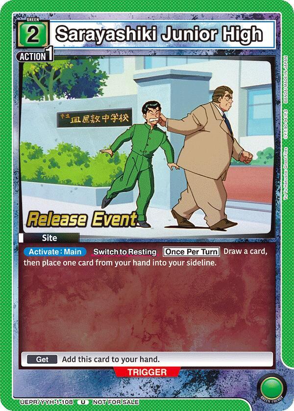 Sarayashiki Junior High (UEPR/YYH-1-108) [UE13BT: Yu Yu Hakusho: Ghost Files Release Event Cards]