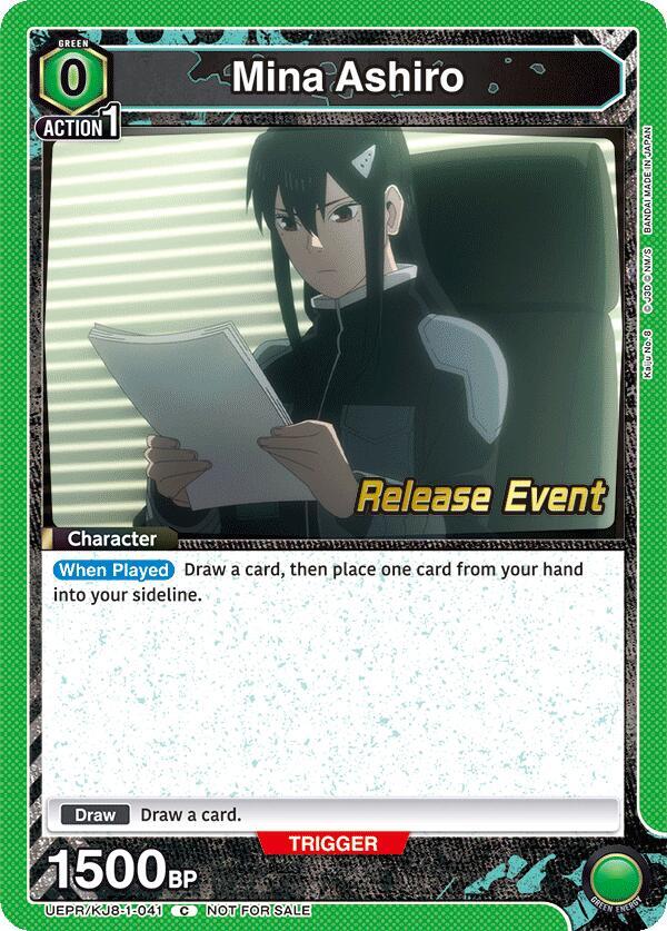 Mina Ashiro (041) (UEPR/KJ8-1-041) [UE12BT: Kaiju No. 8 Release Event Cards]