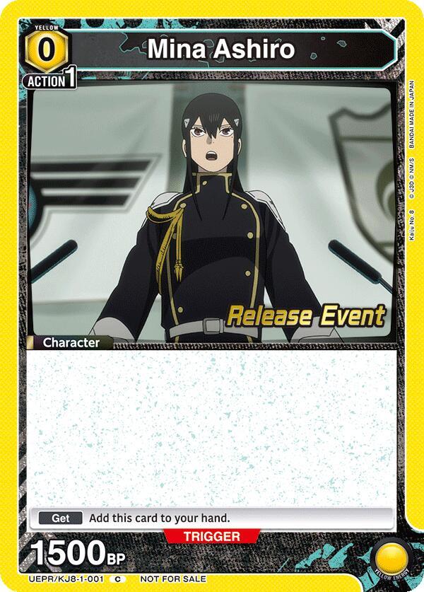 Mina Ashiro (001) (UEPR/KJ8-1-001) [UE12BT: Kaiju No. 8 Release Event Cards]