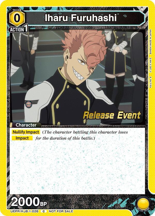 Iharu Furuhashi (026) (UEPR/KJ8-1-026) [UE12BT: Kaiju No. 8 Release Event Cards]