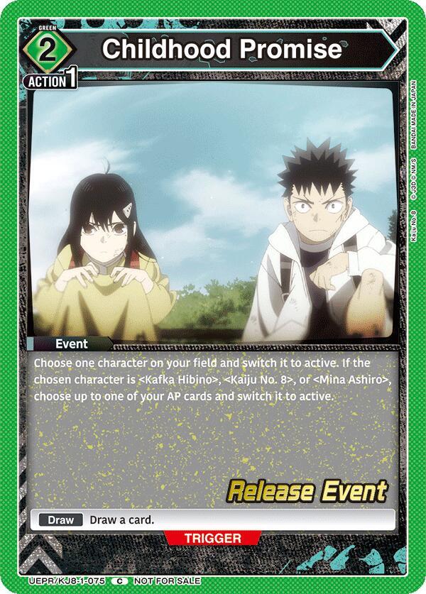 Childhood Promise (UEPR/KJ8-1-075) [UE12BT: Kaiju No. 8 Release Event Cards]