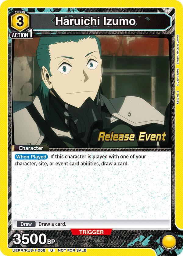 Haruichi Izumo (008) (UEPR/KJ8-1-008) [UE12BT: Kaiju No. 8 Release Event Cards]