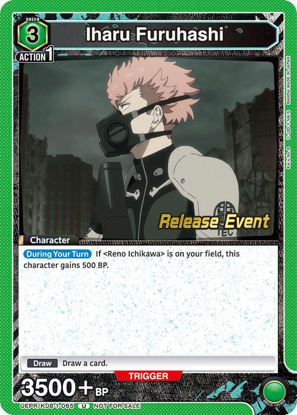 Iharu Furuhashi (065) (UEPR/KJ8-1-065) [UE12BT: Kaiju No. 8 Release Event Cards]