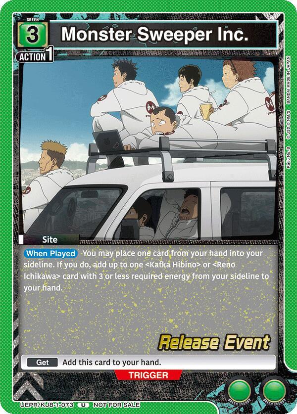 Monster Sweeper Inc. (UEPR/KJ8-1-073) [UE12BT: Kaiju No. 8 Release Event Cards]