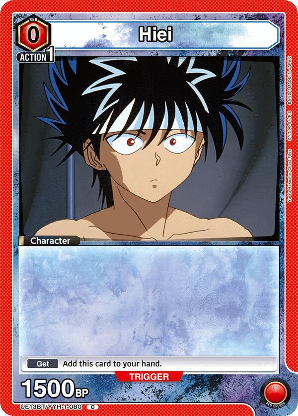 Hiei (080) (Box Topper Foil) (UE13BT/YYH-1-080) [UE13BT: Yu Yu Hakusho: Ghost Files]